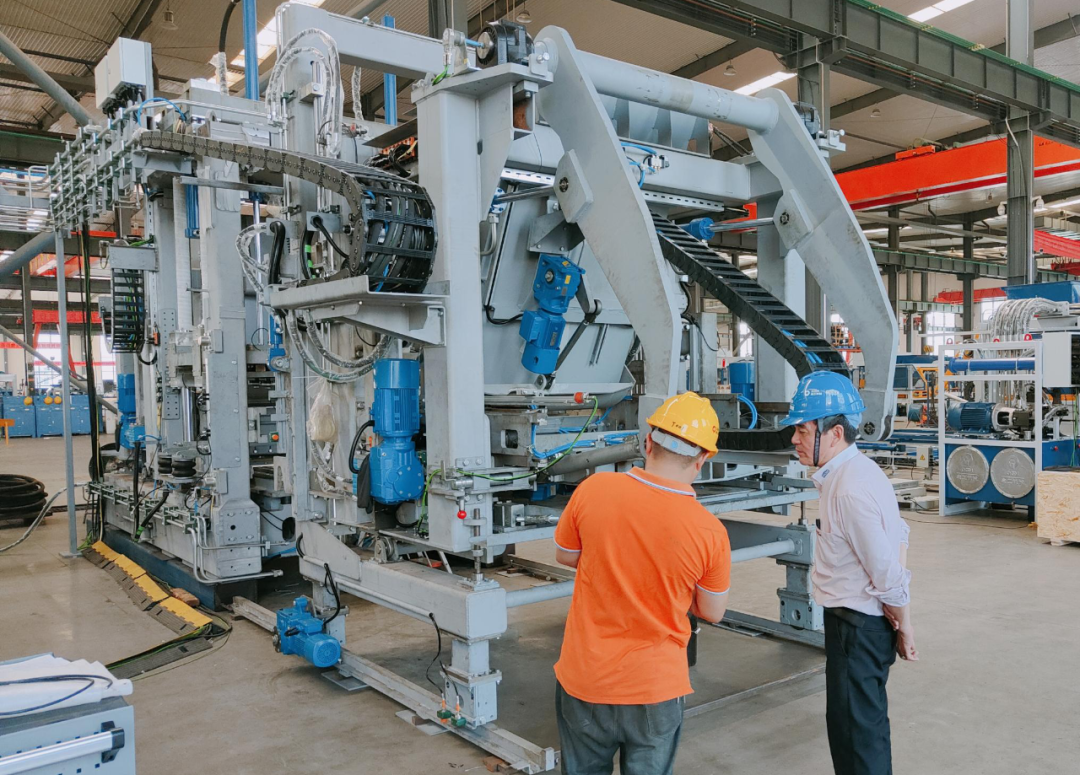 365博彩网站股份又一条ZN1500全自动砌块成型机生产线将助力华北区域腾飞