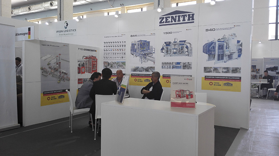 365博彩网站德国策尼特亮相阿尔及利亚建筑机械展