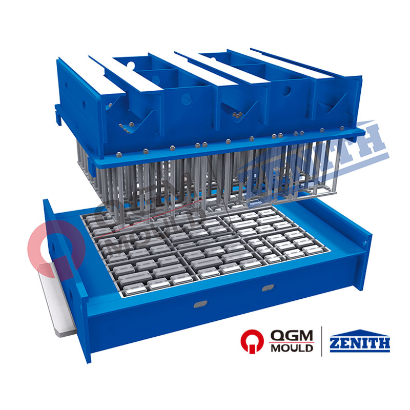 Stroj na duté stavební bloky