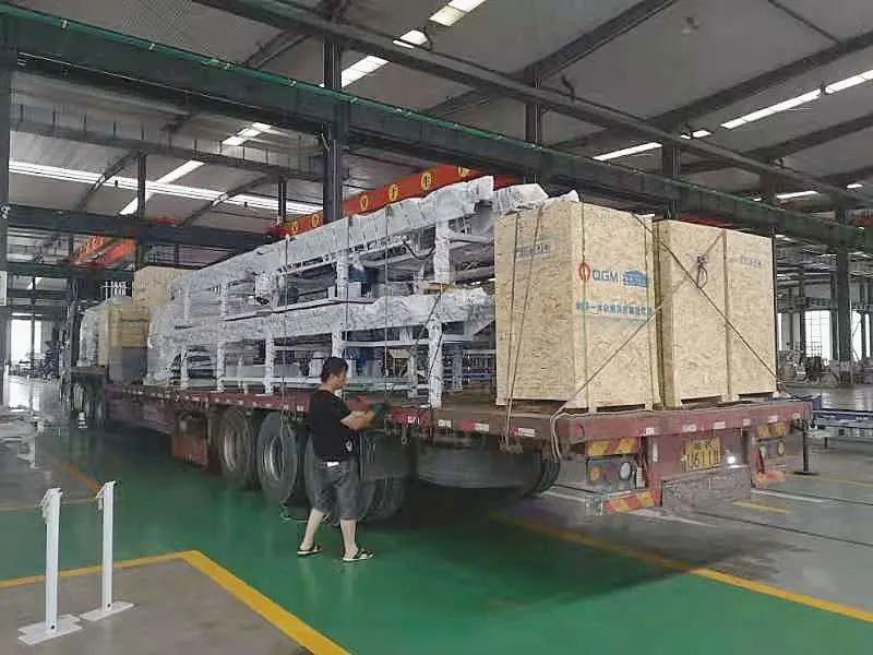 项目发货|365博彩网站ZN1500C型全自动砌块成型机生产线发货辽宁·葫芦岛，助力农业发展！